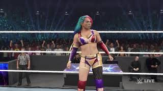 Asuka Vs Bayley WWE 2K23 [upl. by Meensat147]