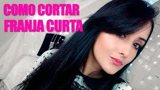 🌟COMO EU CORTO MINHA FRANJA LONGA OU CURTA DICAS [upl. by Shaughnessy]