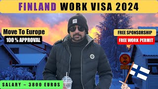 How To Get Finland Work Visa 2024  Jobs In Finland amp Jobs In Europe [upl. by Adnilec]