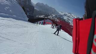 Pista Discesa libera Wengen Lauberhorn Wengen Downhill [upl. by Notlem]