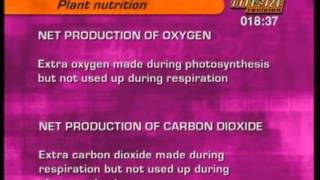 GCSE BBC Bitesize Higher Science  Plant Nutrition [upl. by Mcculloch]