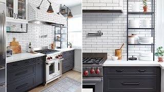 INTERIOR DESIGN A Bright Bistro Kitchen With Gorgeous Graphic Accents [upl. by Nnylyahs702]