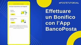 Come effettuare un bonifico dall’app BancoPosta [upl. by Enegue]