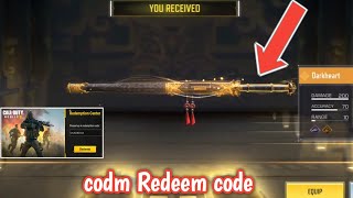 New codm Redeem code 2024  Garena codm Redeem code  call Of duty Mobile Redeem code [upl. by Esirrehc547]