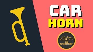 How Car Horn Works  Working  Animation  Circuit [upl. by Sairu]