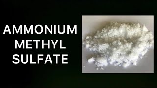 Making Ammonium Methyl Sulfate [upl. by Joice200]