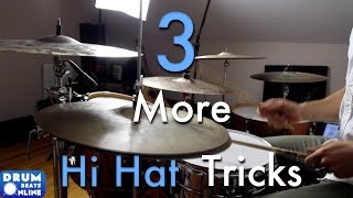 3 Of The Best Hi Hat Tricks Pt2  Drum Lesson  Drum Beats Online [upl. by Kwan]