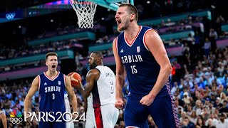 Nikola Jokic’s TOP highlights from Paris Olympics basketball competition  NBC Sports [upl. by Hilaire]