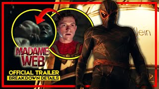 MADAME WEB  OFFICIAL TRAILER  BREAKDOWN DETAILS amp EASTER EGGS [upl. by Connolly]