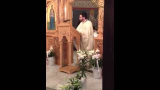 Fr George Anastasiou Holy Friday Evening Gospel Reading [upl. by Calle]