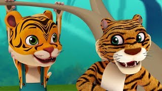 Huli Appa  The Tiger Song  Kannada Rhymes for Children  Infobells [upl. by Clotilde]