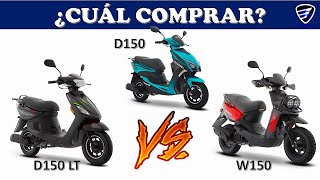 Italika D150 lt D150 vs W150 ¿CUAL COMPRAR [upl. by Gordy]