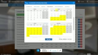 Calendario Laboral Configuración [upl. by Naejarual818]