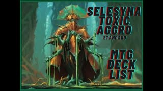 Bloomburrow Standard Selesyna Toxic Aggro MTG Arena [upl. by Ajani]