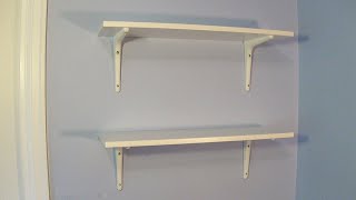 How to Install Wall Shelves [upl. by Ytsim]