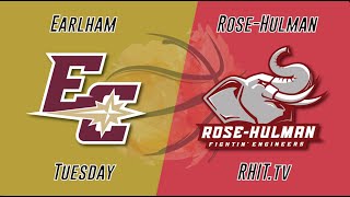 Earlham vs RoseHulman HCAC D3 Womens Basketball [upl. by Kcinemod]