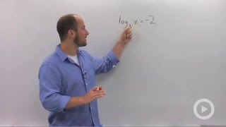 Solving Simple Logarithmic Equations [upl. by Erund]