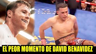 El peor Momento de David Benavidez Vs Ronald Gavril [upl. by Cirdnek369]