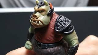 Gamorrean Guard Action Figure Review  Star Wars Power of The Force 2 [upl. by Anhpad]