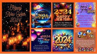 Happy New Year ImagesWishesQuotes 2024  Happy New Year WallpapersGreetingsPics [upl. by Ellenyl]