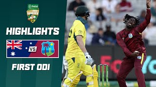 Australia v West Indies 202324  First ODI [upl. by Hilton426]