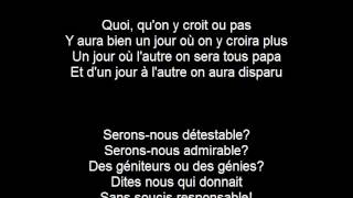 Stromae  Papaoutai LYRICS [upl. by Mirth]