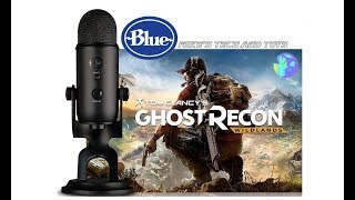 BLUE YETI BLACKOUT USB MICROPHONE  GHOST RECON BUNDLE [upl. by Ten]