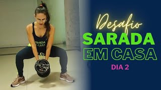 Desafio SARADA EM CASA DIA 2  Treino Em Casa Para Definir Braços [upl. by Ahsillek]