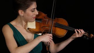 Bach Partita No 3 in E Major BWV 1006 Alana Youssefian baroque violin 4K [upl. by Tenneb583]