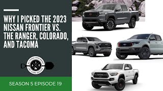 2023 Nissan Frontier vs Toyota Tacoma Ford Ranger and Chevy Colorado Which One is Right for You [upl. by Kcolttam]