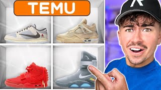 Can I build a 10000 Sneaker Collection only using TEMU [upl. by Grand]