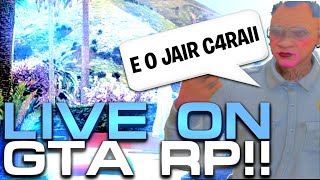 TESTEI A HUMILDADE DOS PLAYERS NO GTA RP AO VIVO GTA ROLEPLAY [upl. by Teuton]