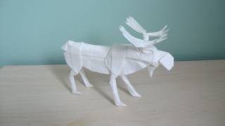 Origami Moose Robert Lang [upl. by Robertson]