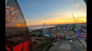 Booster ride at Luna Park Ayia Napa Cyprus [upl. by Noel]