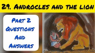 8th English Ch 2 Androcles and the Lion ll Question Answer Activities [upl. by Herm420]