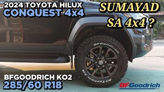 2024 Toyota Hilux Conquest 4x4  BFGoodrich ko2 28560 R18 USA  RNH Tire Supply [upl. by Cirederf760]