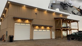 022 60x40 Shop House Walkthrough Shouse Garage with living quarters Barndominium [upl. by Namhar]