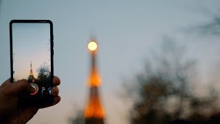 How I took Eiffel Tower night shot ILLEGAL ⚠️ [upl. by Ihsir]