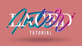 Interlaced Lettering Tutorial  Adobe Photoshop amp Illustrator [upl. by Marguerite]