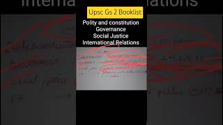 Upsc GS2 Booklist and Sources polity governance book sources [upl. by Chak]