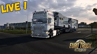 🔴LIVE EuroTruck Simulator 2 Romania Sofer de cursa lunga  Scania R580  Convoi cu voi [upl. by Resay]