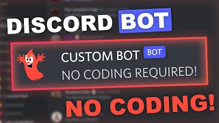 How to Create Your own FREE Custom Discord Bot Without Coding using BotGhost [upl. by Dnomyar640]