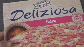 Trattoria Alfredo Deliziosa Ham Pizza 330 g Unboxing and Test [upl. by Brynne]