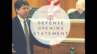 ★ STEVEN AVERY TRIAL ★ DEFENSE OPENING STATEMENTS NARRATED AUDIO Part 1 [upl. by Meeki]