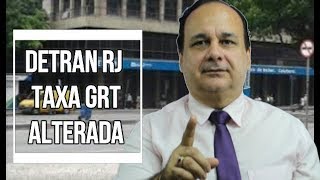 Detran RJ Taxa GRT Alterada [upl. by Thorman]