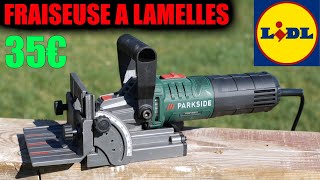 LIDL fraiseuse à lamelle PARKSIDE PFDF 900 A1 type Einhell Fraiseuse à lamelle TCBJ 900 lamelleuse [upl. by Bunns31]