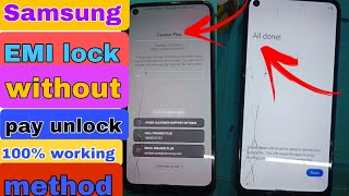 Samsung finence lock  Samsung finance plus lock unlock without pay EMI EMI diye bina finance loc [upl. by Ahsatin]