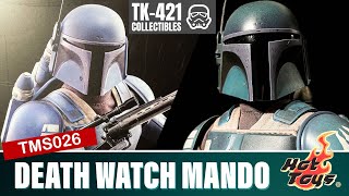 Hot Toys Death Watch Mandalorian Unboxing and Review TMS026 [upl. by Aihcrop]