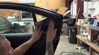 How To Tint Like A Professional  Rear Quarter Glass Window  For Beginners [upl. by Natsud]