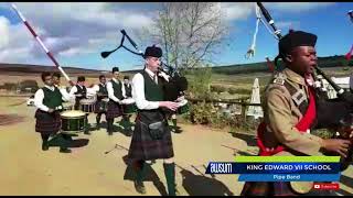 The KES Pipe Band who honoured the fallen from The Battle of Delville Wood [upl. by Tigges]